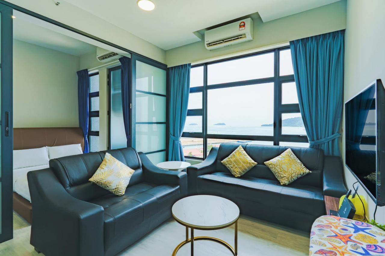 Full Seaview 2R1B Condo For 6Pax In コタキナバル エクステリア 写真