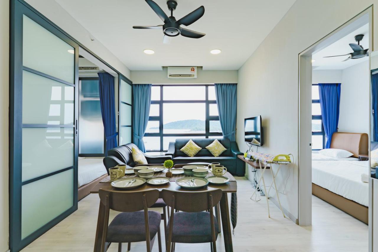 Full Seaview 2R1B Condo For 6Pax In コタキナバル エクステリア 写真